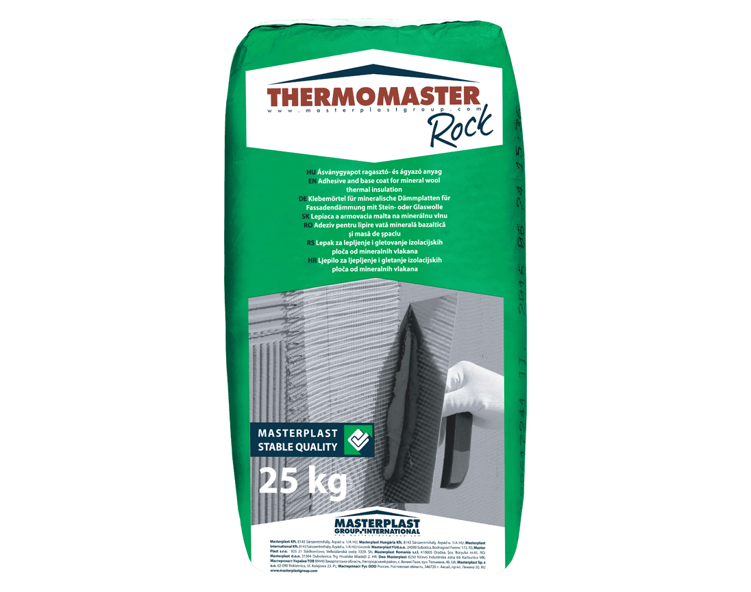 THERMOMASTER ROCK homlokzati kőzetgyapot ragasztó